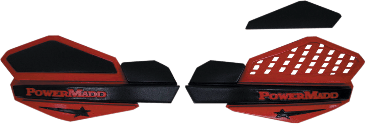 POWERMADD - 34202 - Star Series Handguards - Red/Black