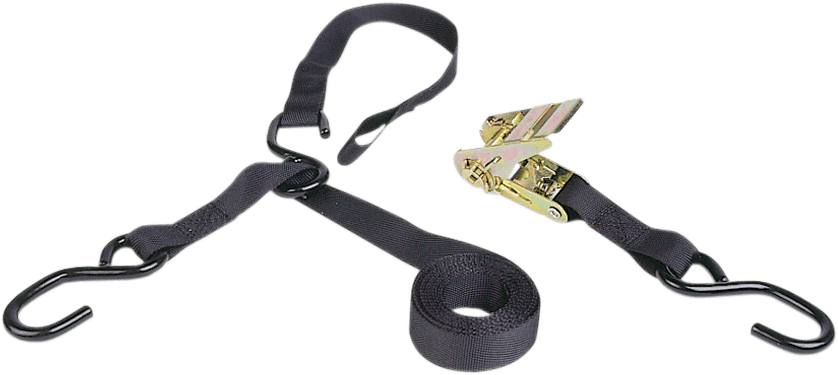 AIRHEAD SPORTS GROUP - TDR38 - 8-Ft. Triple-Hook Ratchet Tie-Down With Soft Hook