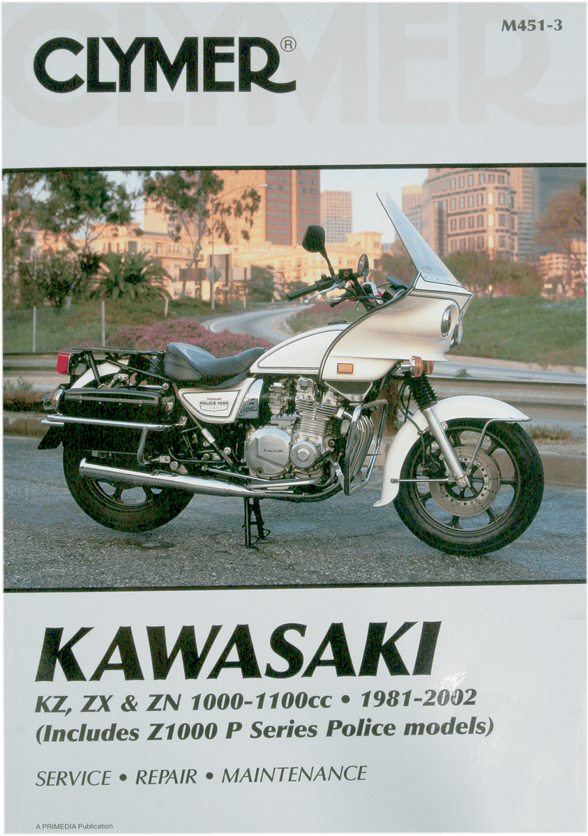 CLYMER Kawasaki KZ, ZX, & ZN 1000-1100 Service Manual