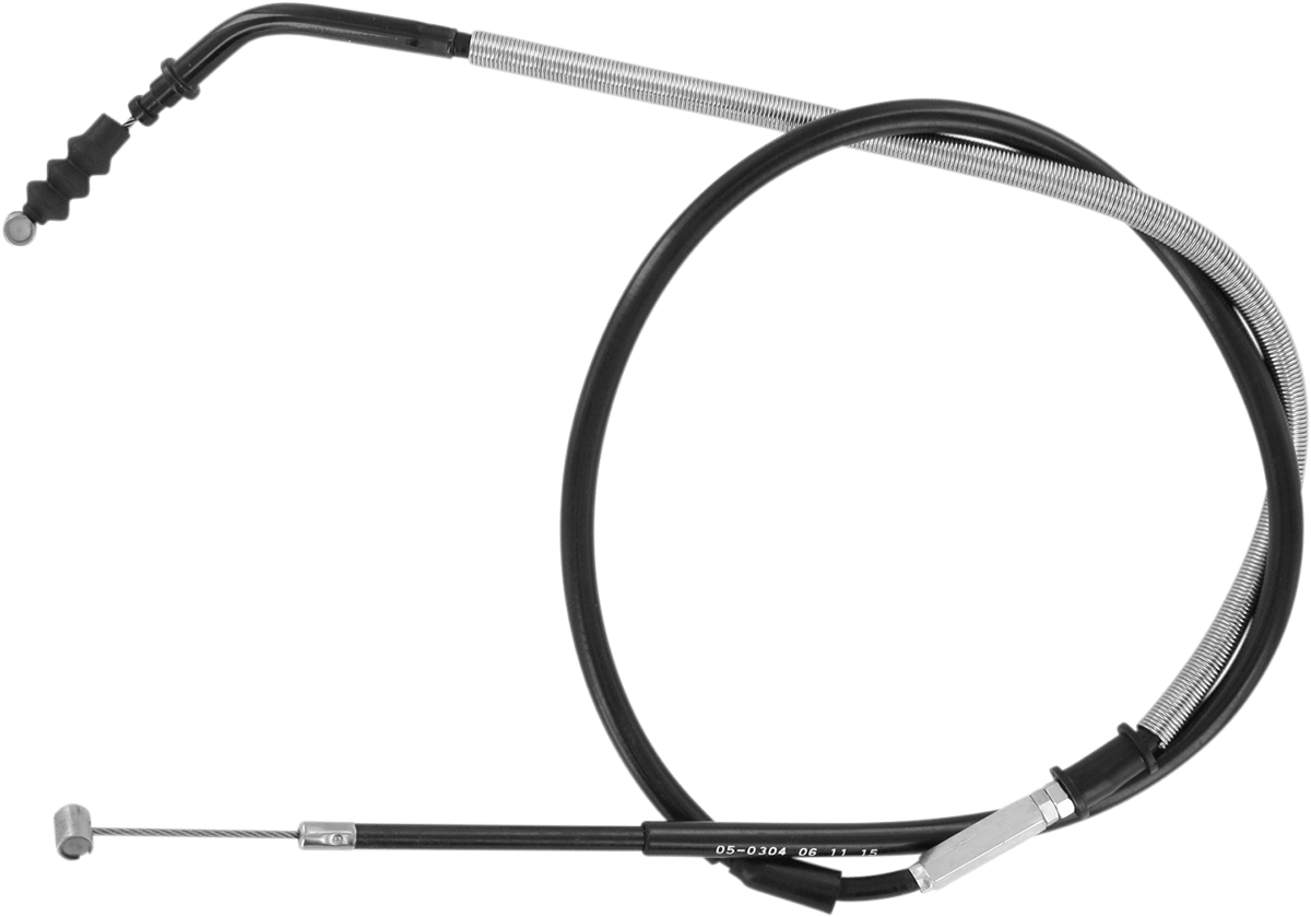 MOTION PRO - 050304 - Black Vinyl Clutch Cable - +2" - Yamaha