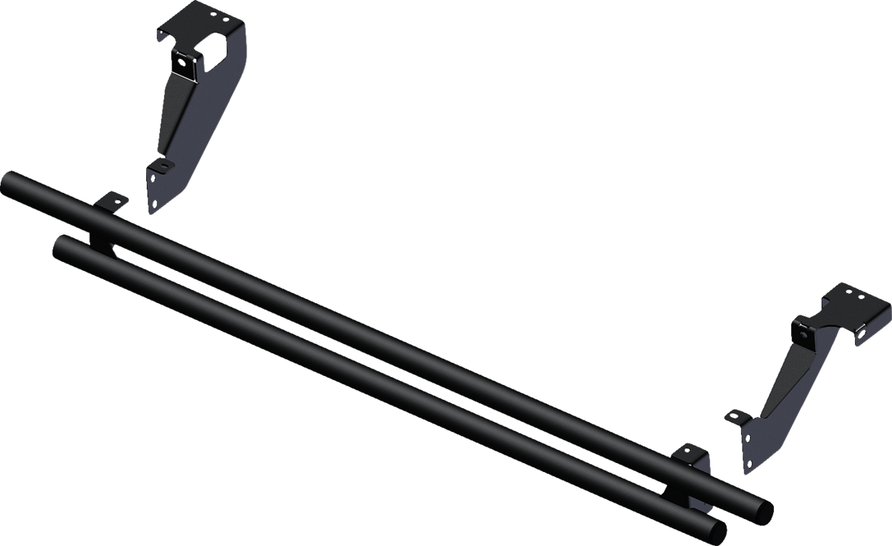 KFI PRODUCTS - 101800 - Rear Bumper - Round - Black - Kawasaki - Mule '15-'26