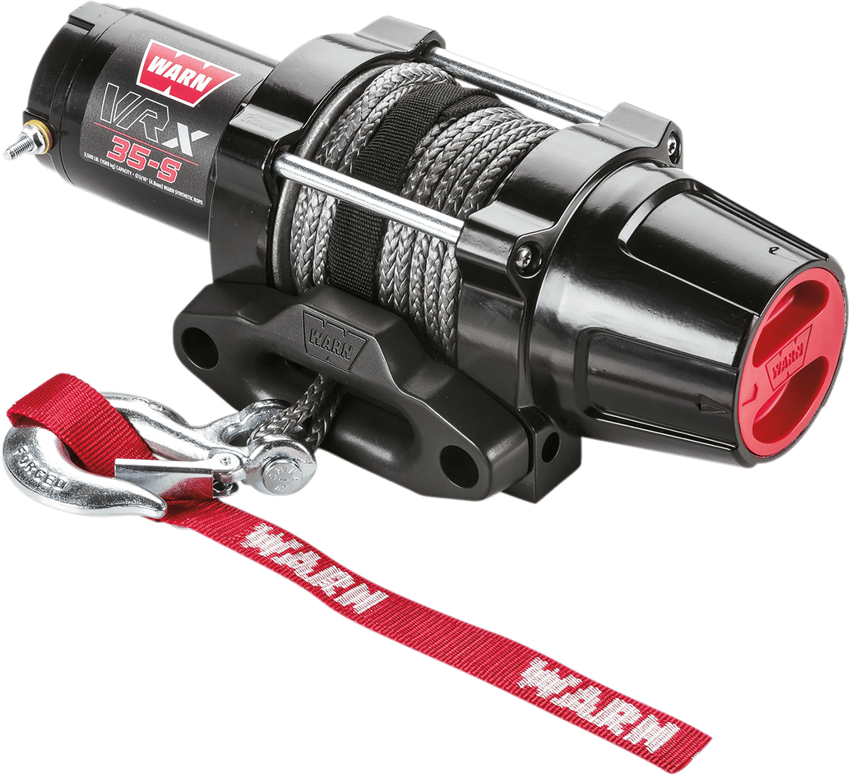 WARN - 101030 - Vrx 35-S Winch - Handlebar Rocker Switch - Synthetic Rope - 50'