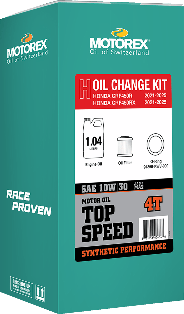 MOTOREX - 311250 - Oil Change Kit - Honda Crf 450 - 10W-30