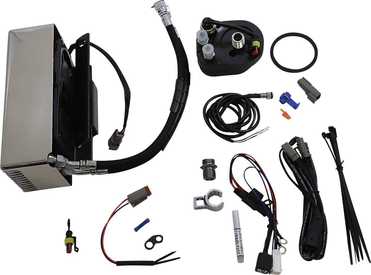 ULTRACOOL 3.0 Below Regulator Mount Oil Cooler with Fan Kit