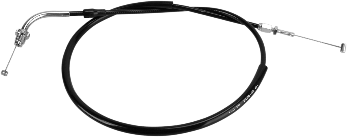 MOTION PRO - 020526 - Black Vinyl Throttle Cable - Push - '01-'07 Vt750dc