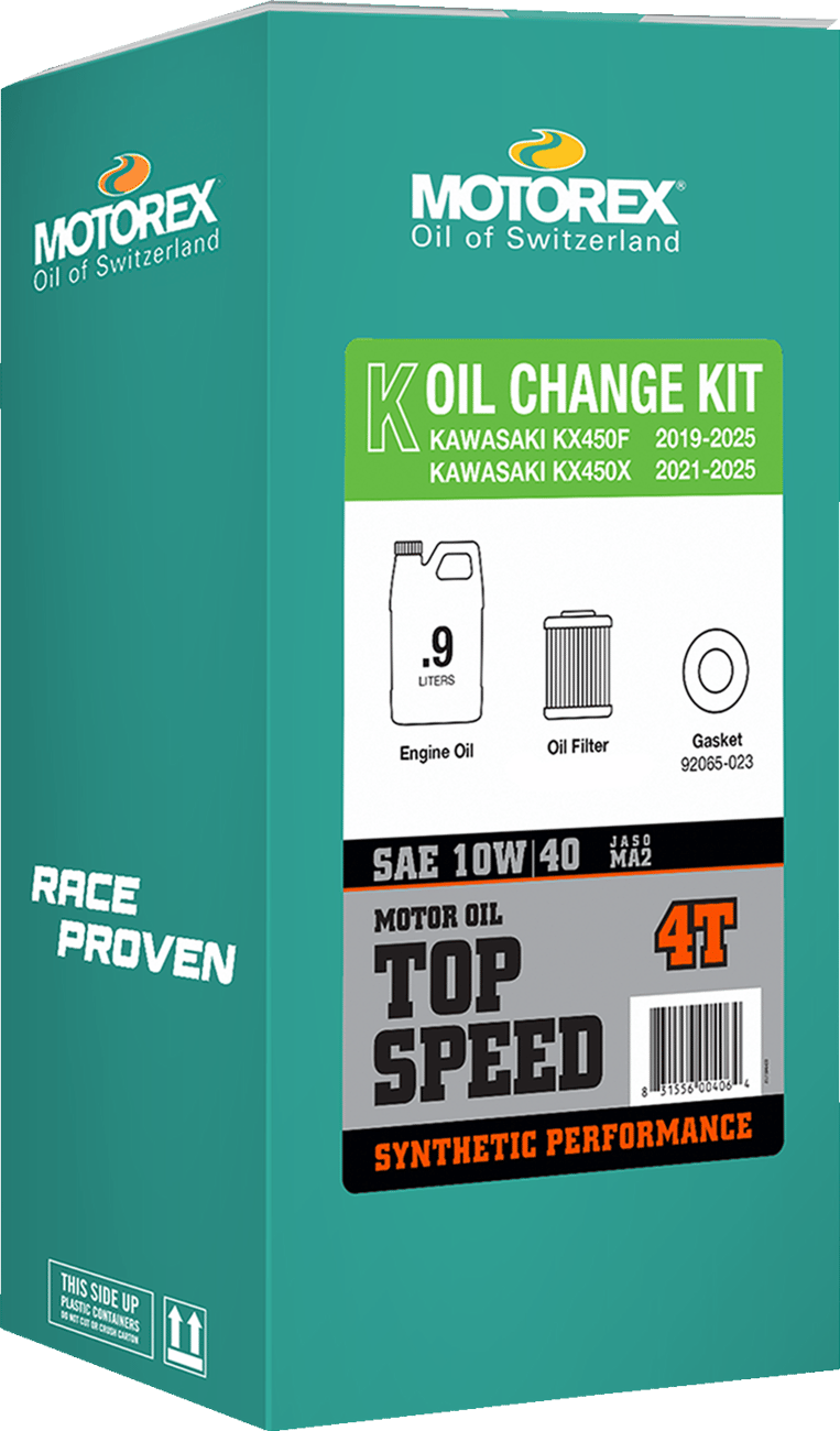 MOTOREX - 311248 - Oil Change Kit - Kawasaki Kx 450 - 10W-40