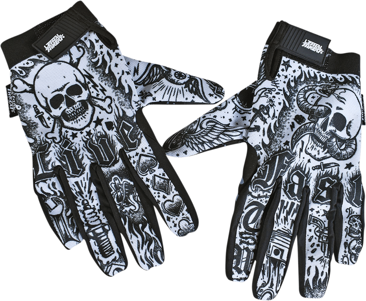 LETHAL THREAT Tattoo Gloves