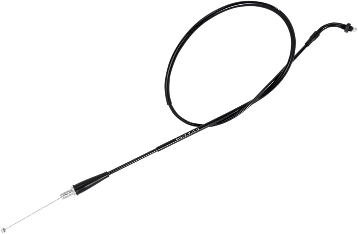 Black Vinyl Throttle Cable