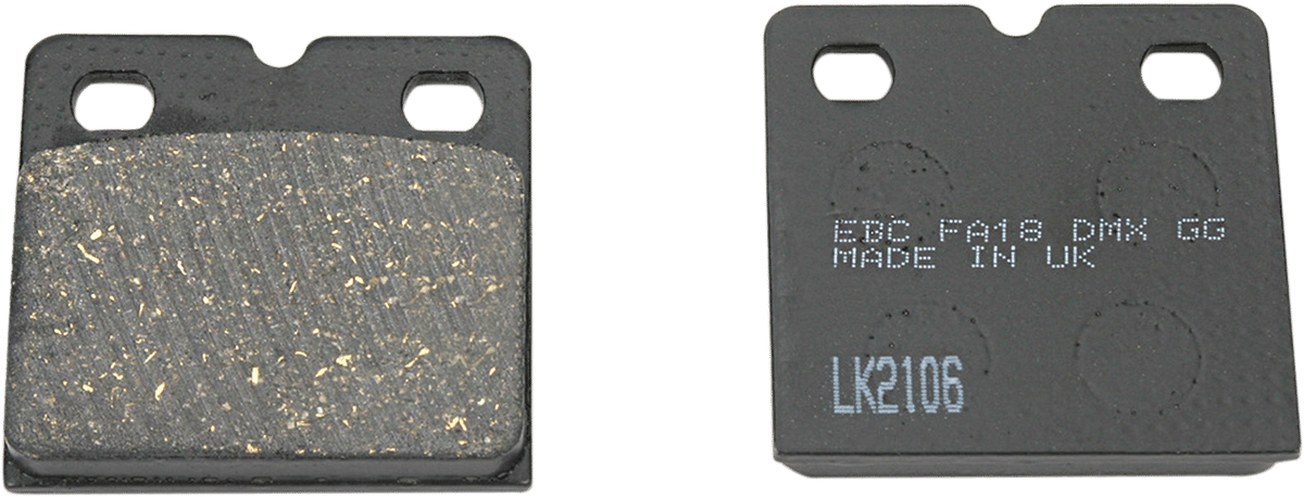EBC Organic Base FA Brake Pads - FA18