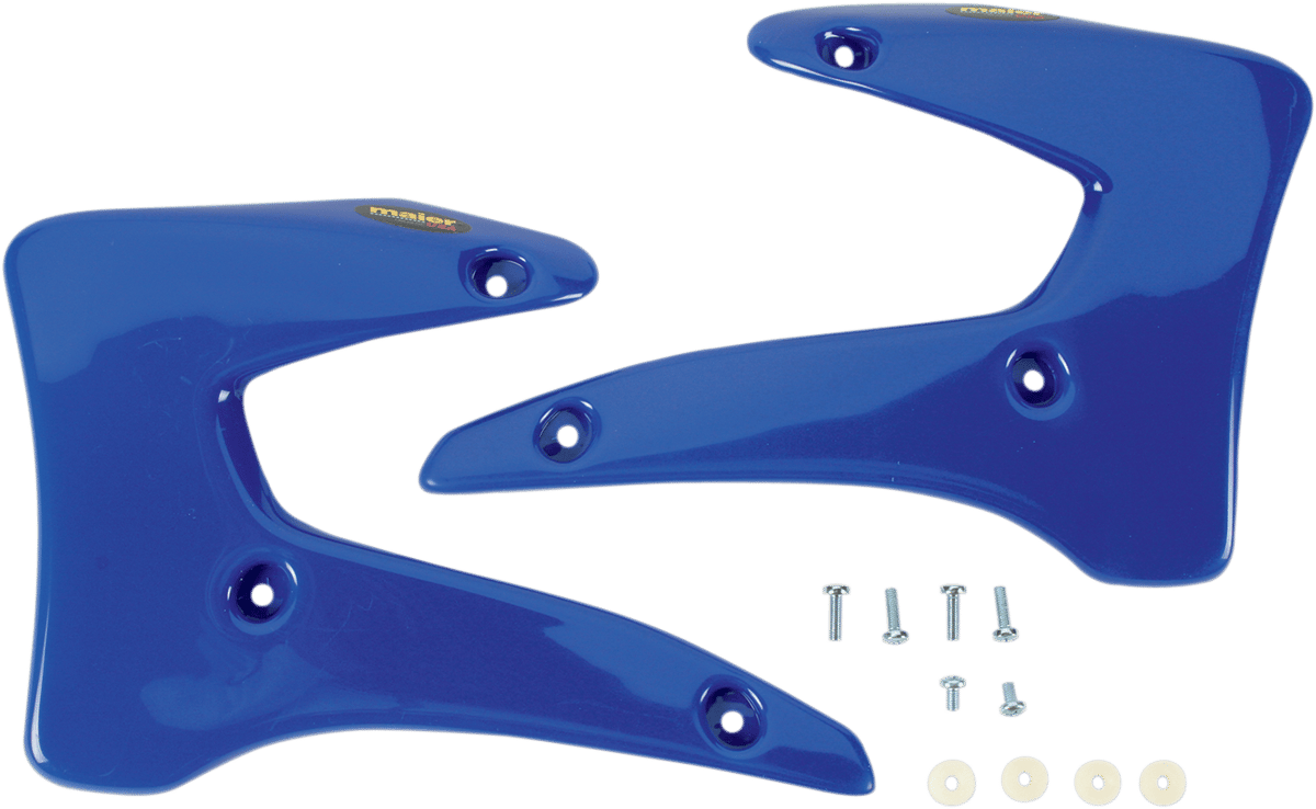 MAIER - 600016 - Radiator Scoops - Dark Blue - Yamaha - Tt '00-'07