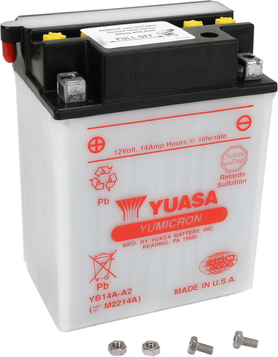YUASA - YUAM2214AIND - Battery - Yb14a-A2