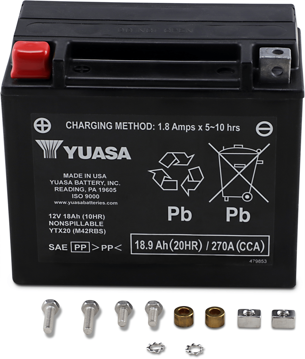 YUASA - YUAM42RBS - Agm Maintenance-Free Battery