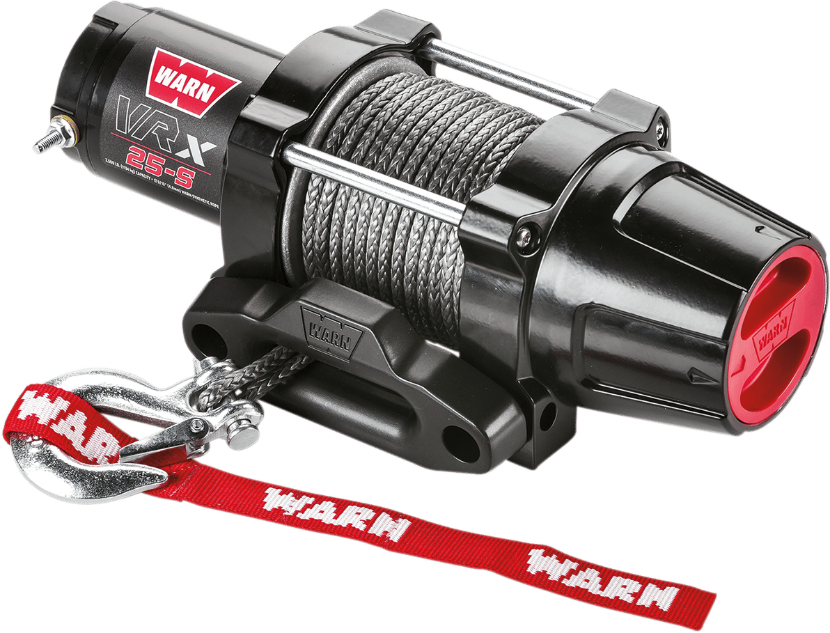 WARN - 101020 - Vrx 25-S Winch - Handlebar Rocker Switch - Synthetic Rope - 50'