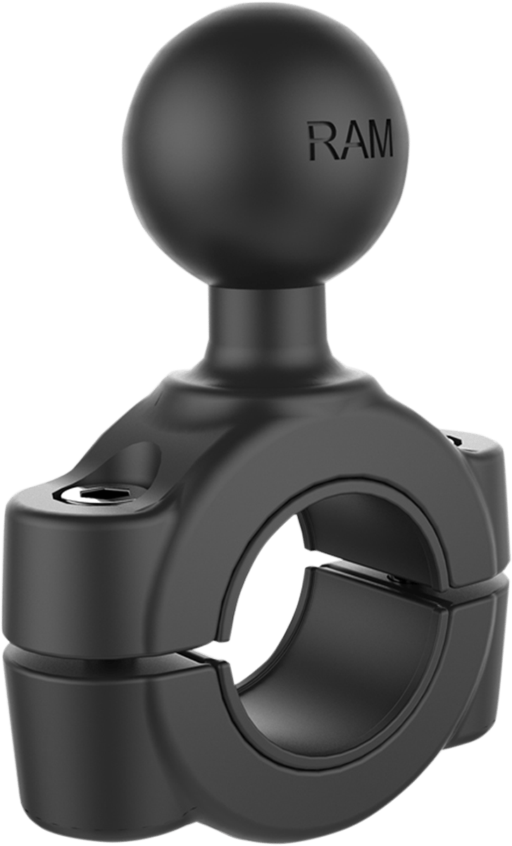 RAM MOUNTS - RAMB408751U - Torque™ Handlebar/Rail Mount Base With 1" Ball - 3/4"-1"