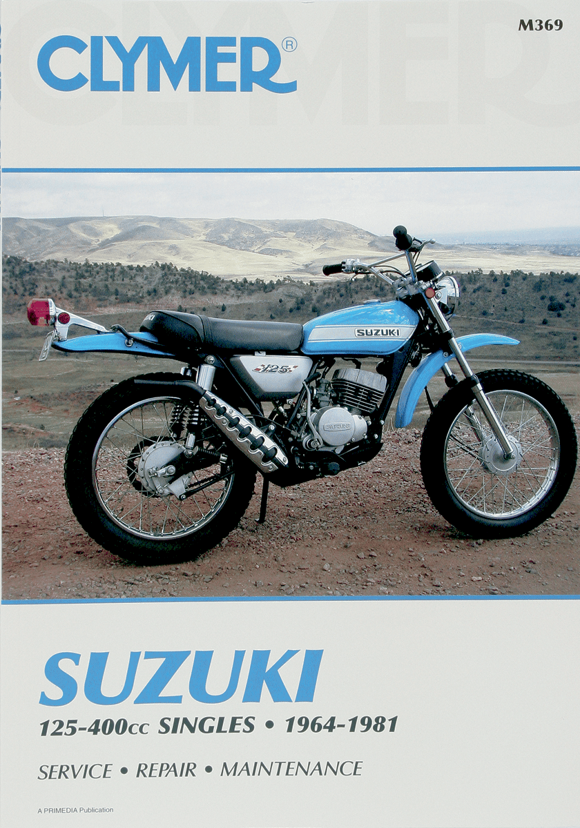 CLYMER - CM369 - Manual - Suzuki - 125-400 Singles