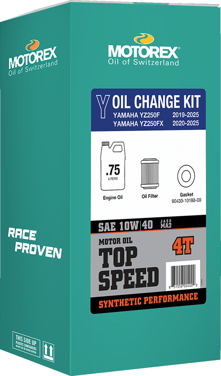 MOTOREX - 311243 - Oil Change Kit - Yamaha Yz 250 - 10W-40