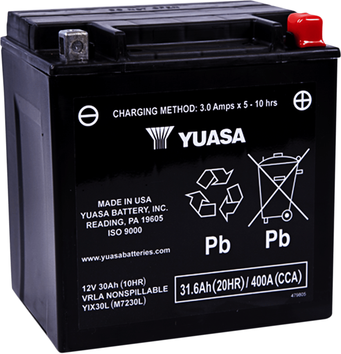 YUASA - YUAM7230L - Agm Maintenance-Free Battery