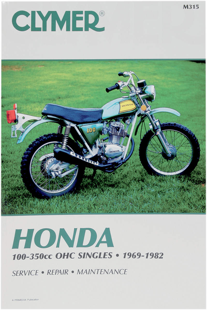 CLYMER - CM315 - Manual - Honda - 100-350 Ohc Singles