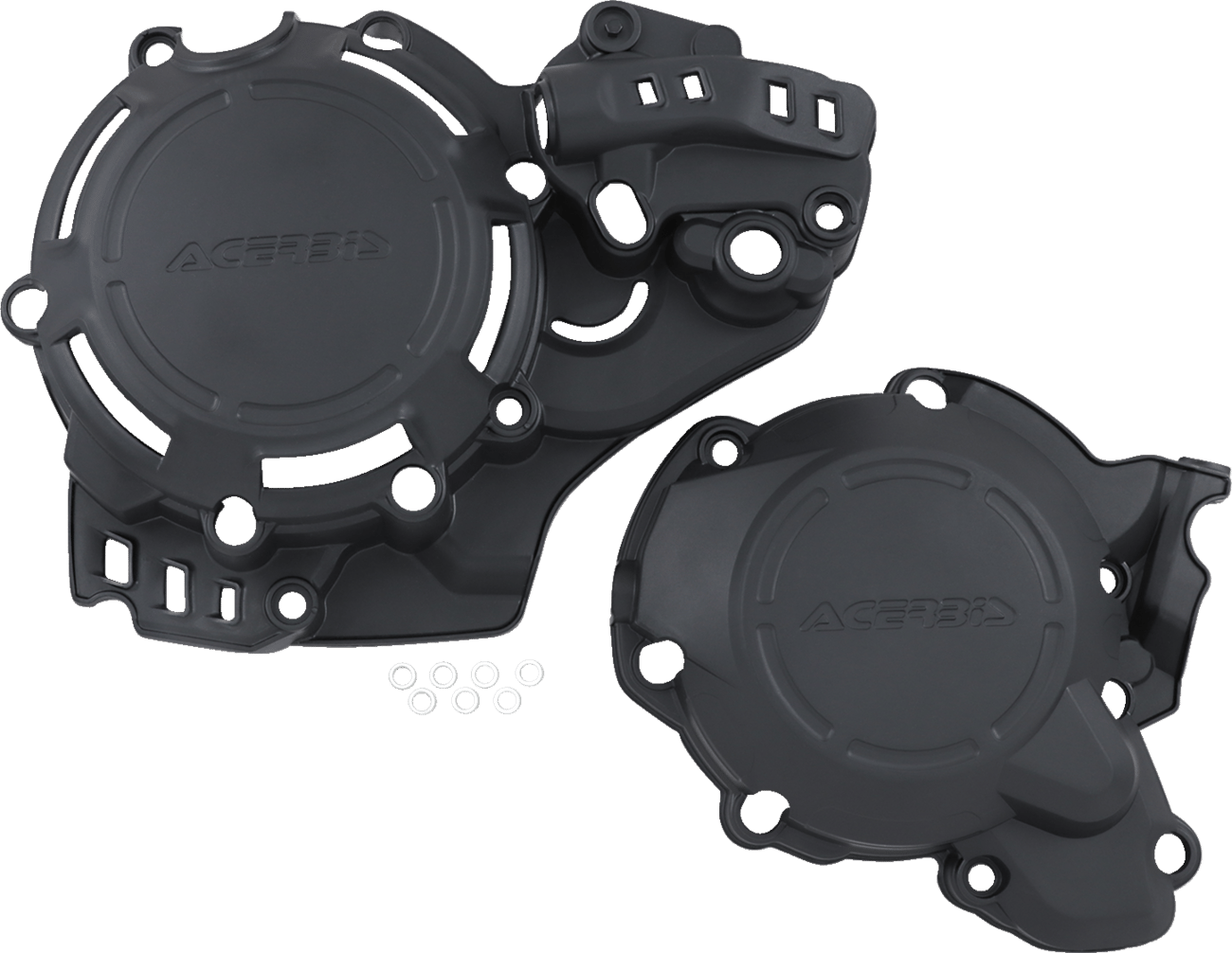 ACERBIS - 2645510001 - X-Power Cover Kit - Black - Gas Gas/Husqvarna/Ktm