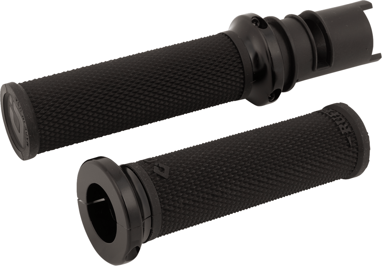 Lock-On Ruffian Grips Black/Black Cvo `23-24