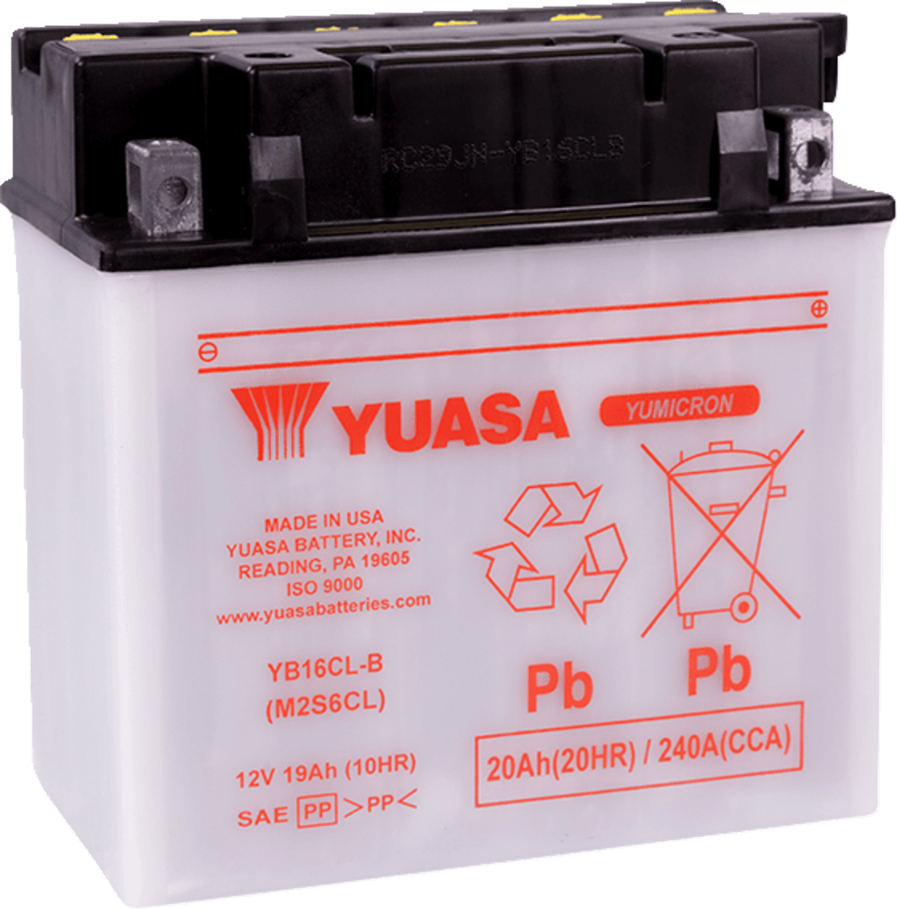 YUASA - YUAM2S6CLTWN - Battery - Yb16cl-B
