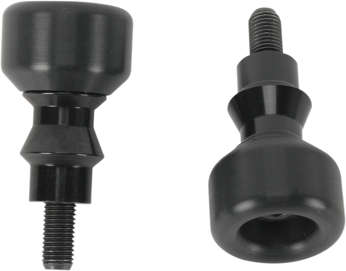 Swingarm Spools 10MM Blk Kaw