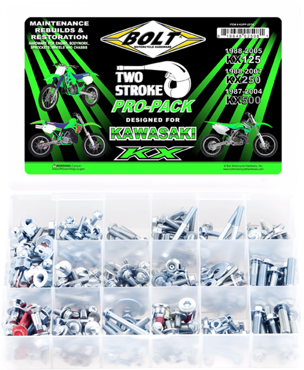 BOLT Kawasaki KX125/250/500 Frame Hardware