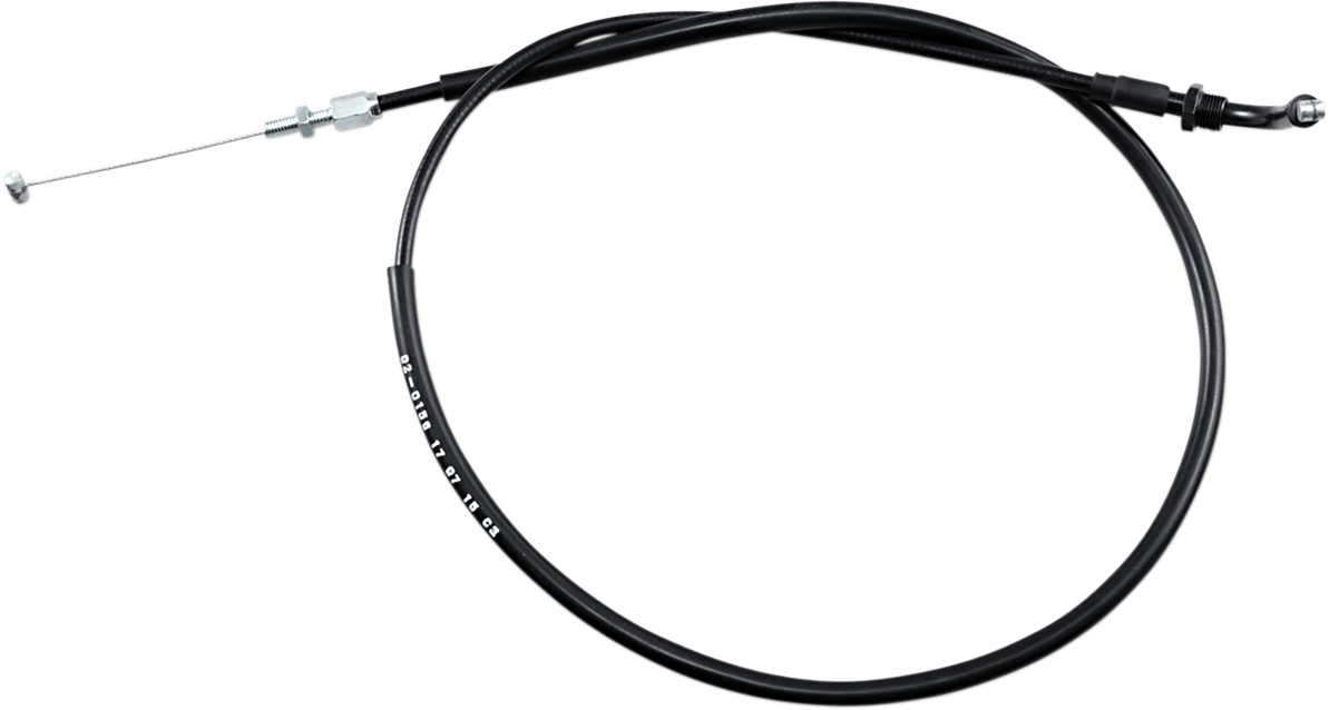 MOTION PRO - 020156 - Black Vinyl Throttle Cable - Push - '76-'87 Cb/Cmx