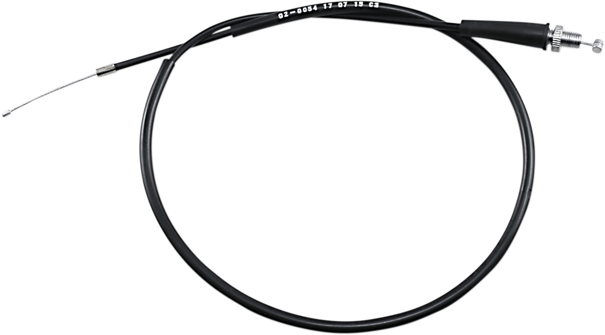Black Vinyl Throttle Cable