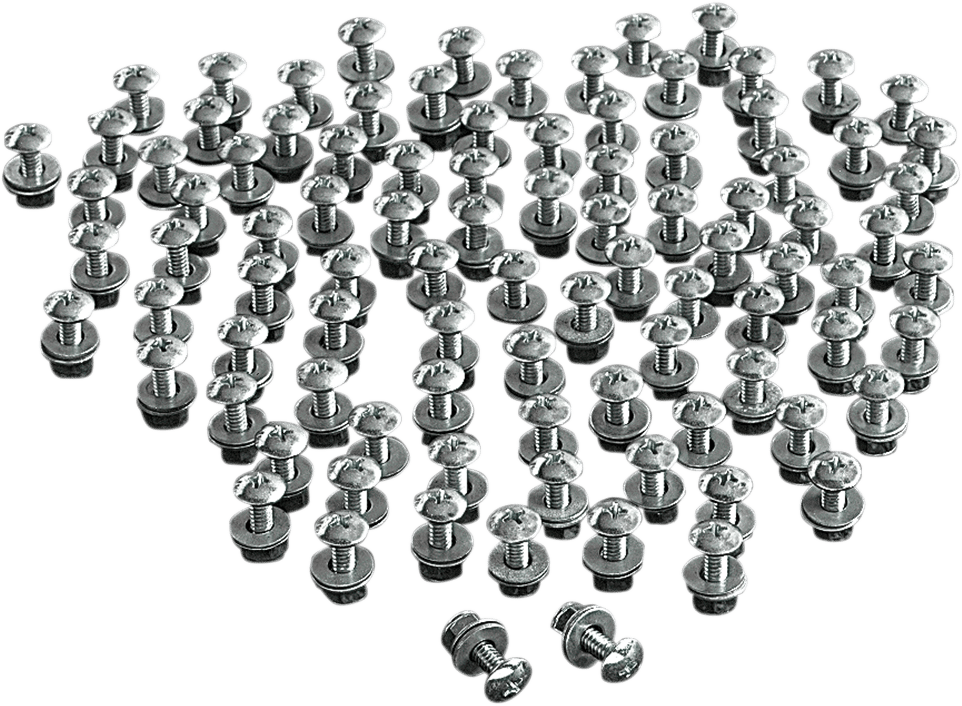 License Plate Fasteners 100/PK 100 Pack