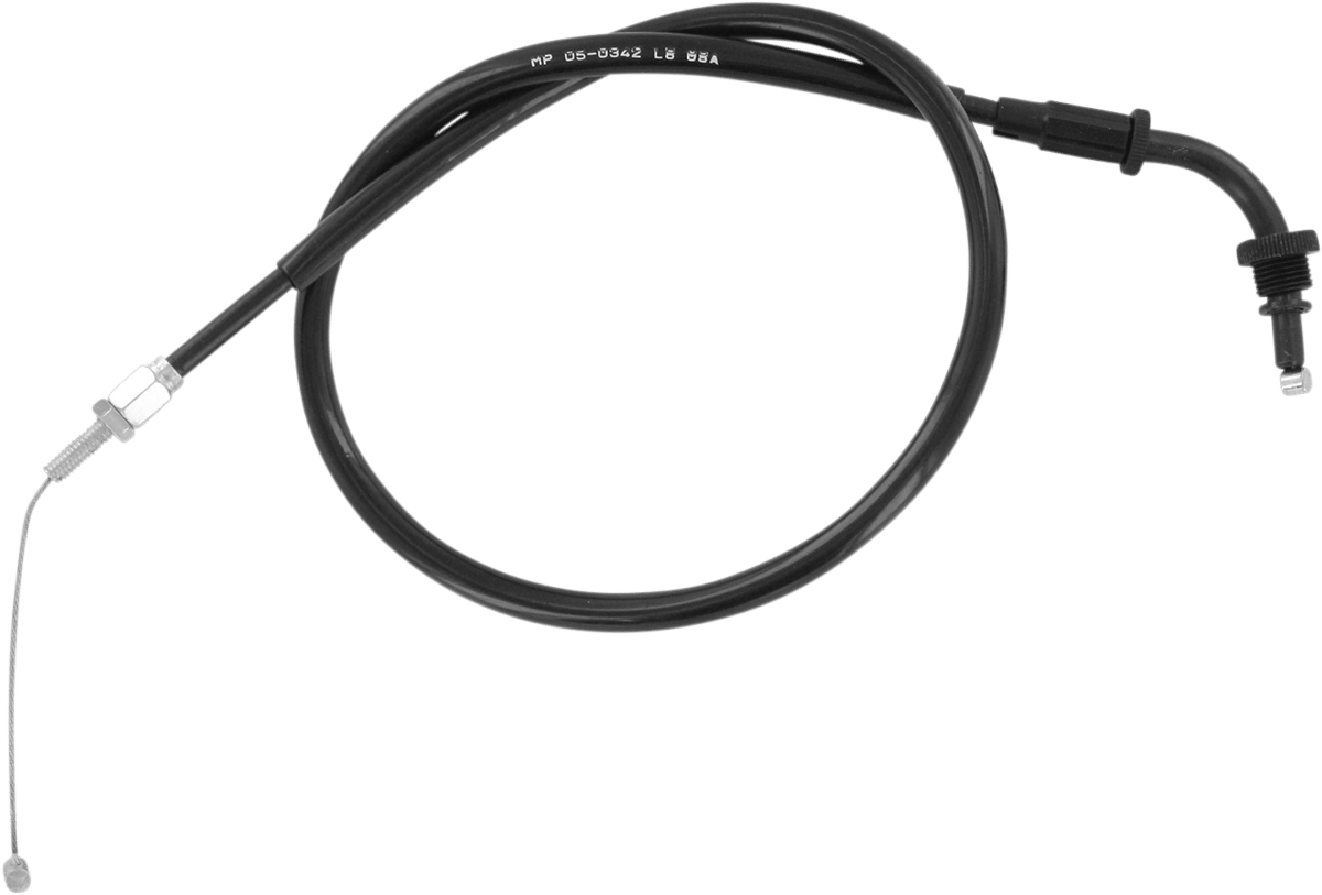 MOTION PRO - 050342 - Black Vinyl Throttle Cable - Push - '99-'02 Yzf-R6