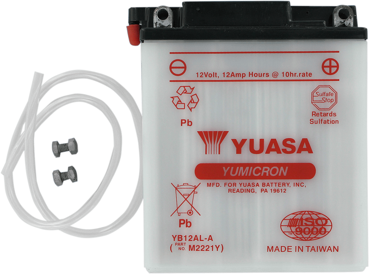 YUASA - YUAM2221Y - Battery - Yb12al-A