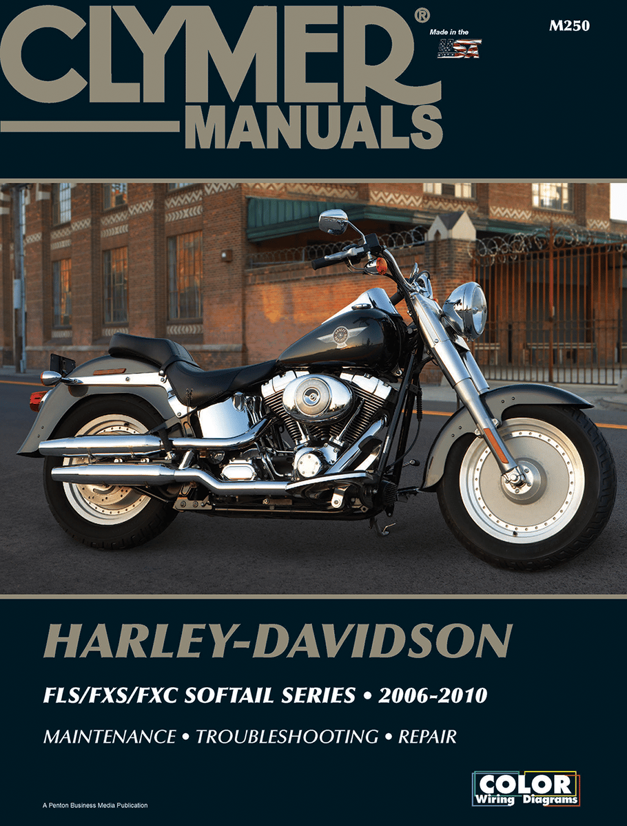 CLYMER Motorcycle Repair Manual Harley-Davidson FLS / FXS / FXC Softail '06-'10