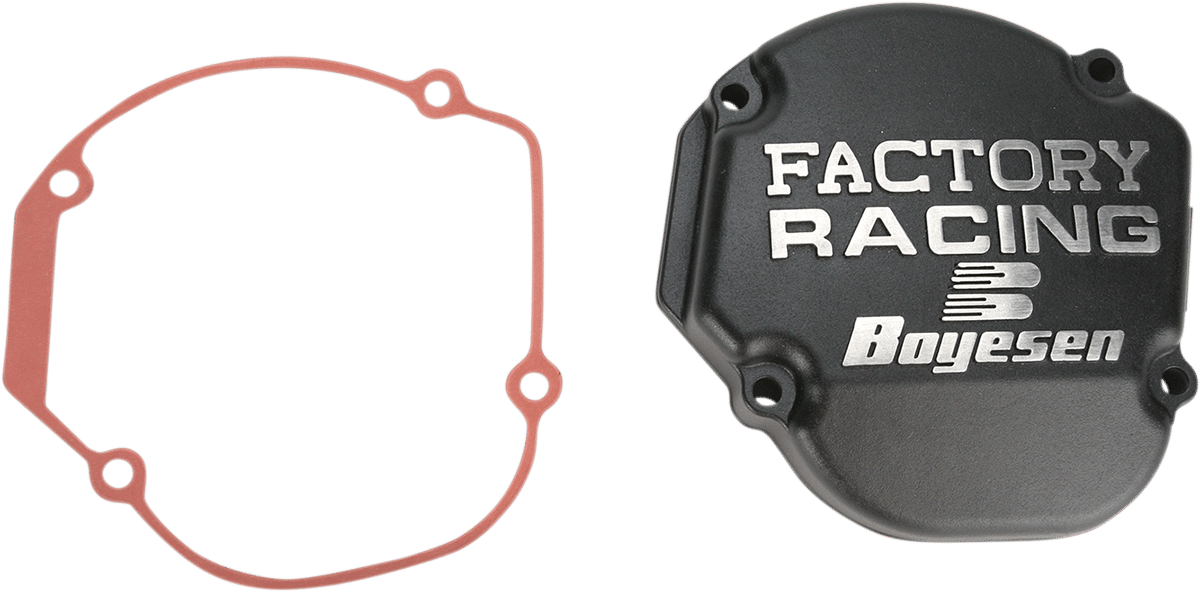 BOYESEN - SC02AB - Ignition Cover - Black - Honda Cr250r