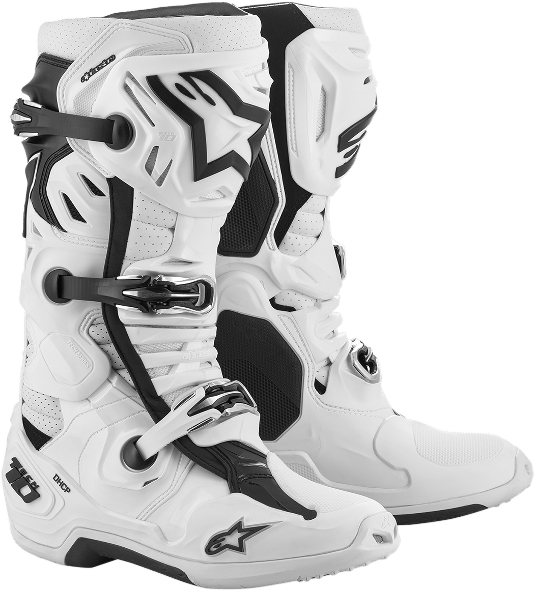 ALPINESTARS - 2010520208 - Tech 10 Supervented Boots - White - Us 8 / Eu 42
