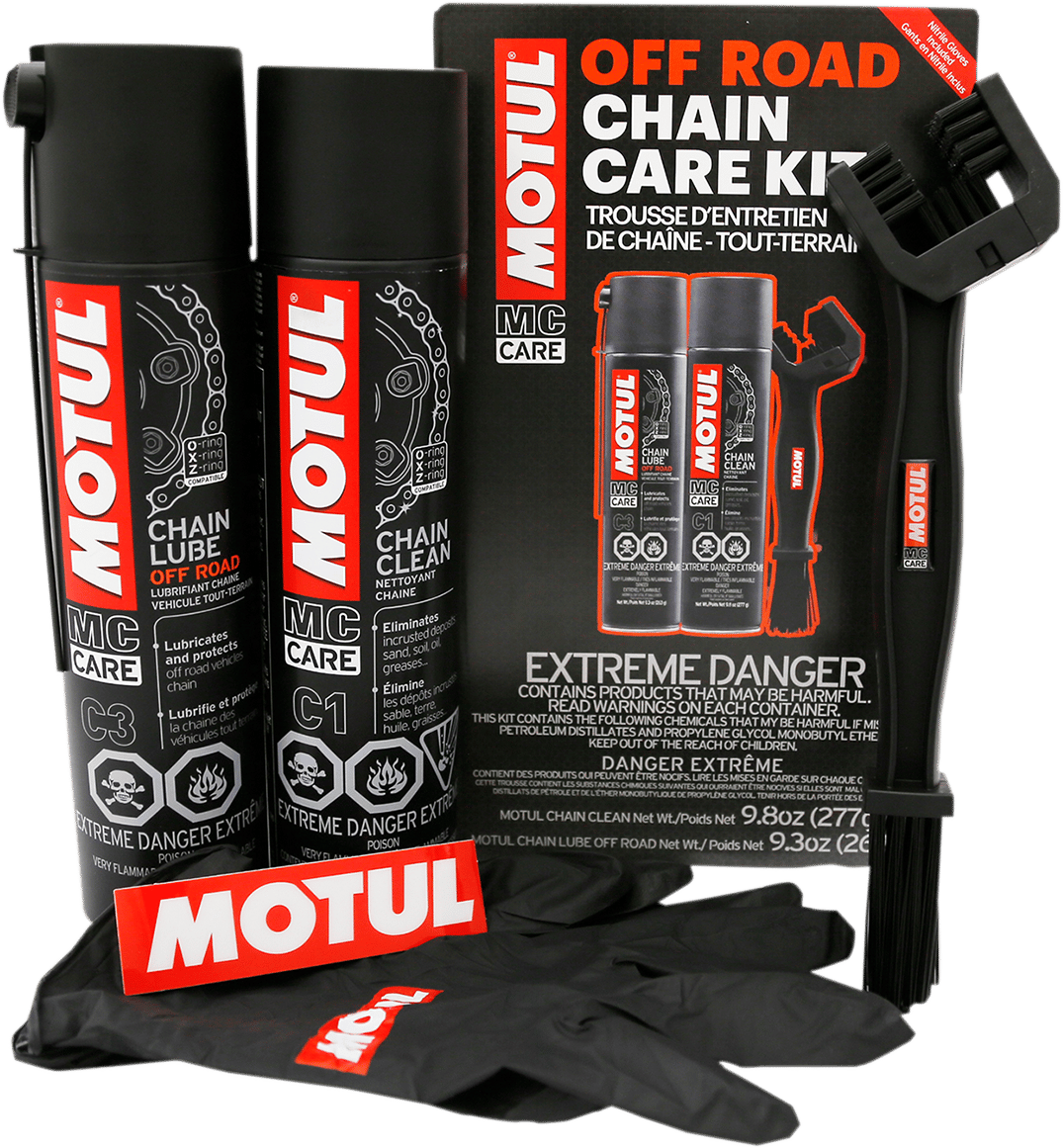 MOTUL - 109788 - Chain Care Kit - Off-Road - Aerosol
