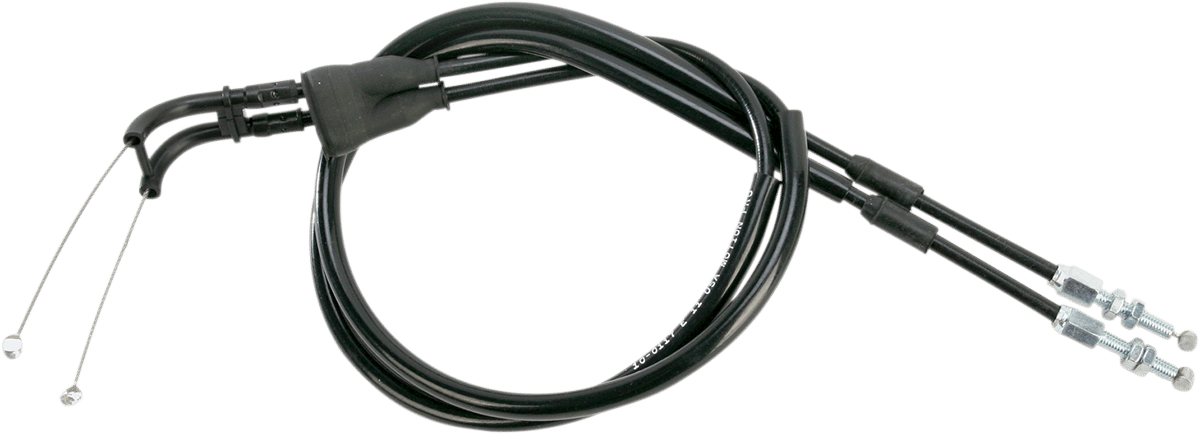 MOTION PRO - 100117 - Black Vinyl Throttle Cable - Push/Pull - '02-'13 Husaberg/Husqvarna/Ktm
