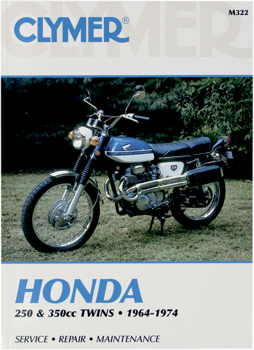 CLYMER - CM322 - Motorcycle Repair Manual — Honda