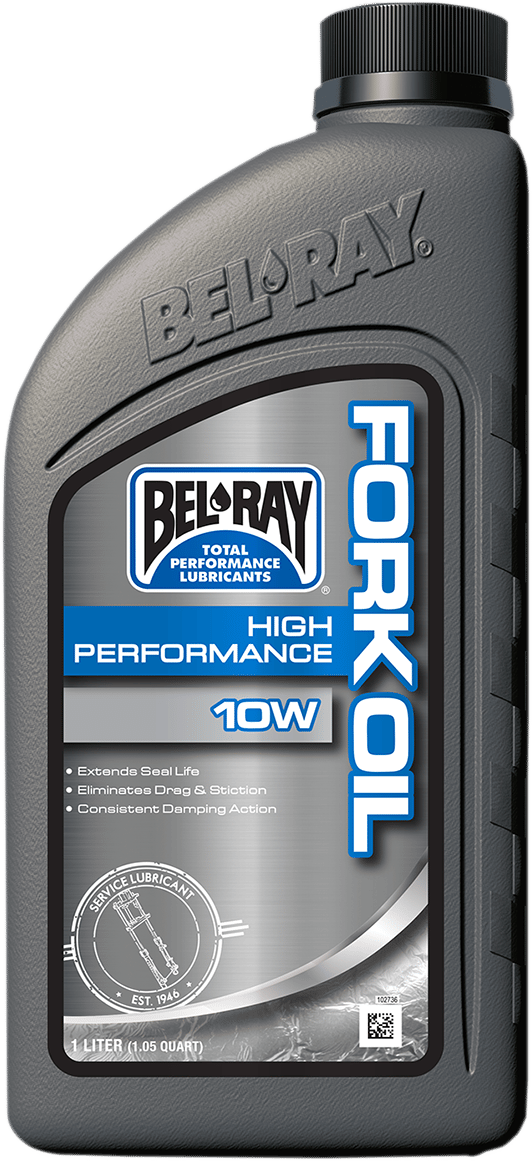 BEL-RAY High Performance Fork Oil 10W Fork Shock Oil