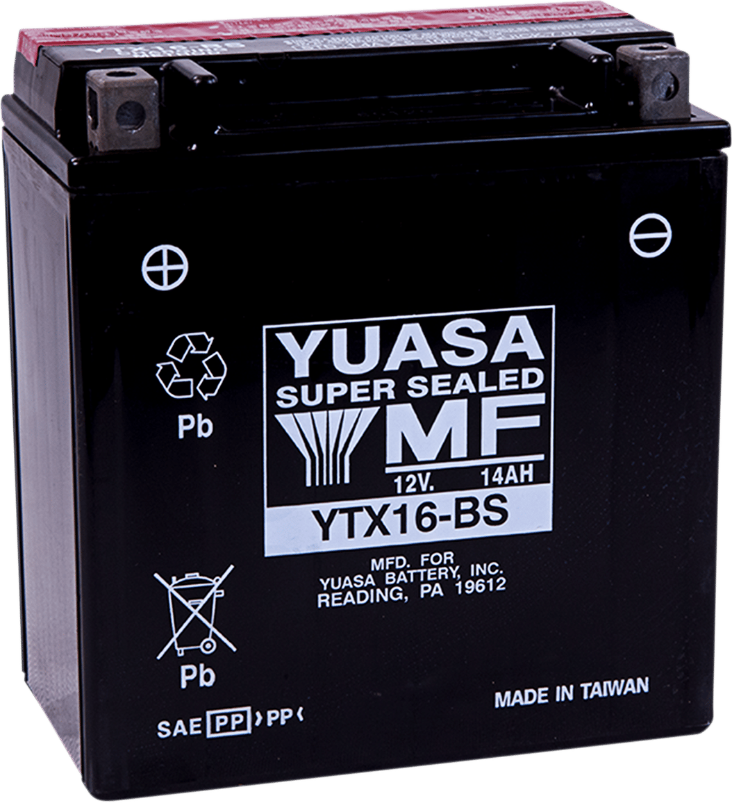 YUASA - YUAM32X6S - Agm Battery - Ytx16-Bs - .78 L