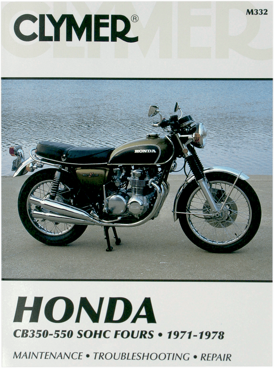 CLYMER - CM332 - Manual - Honda - 350-550CC Sohc Fours