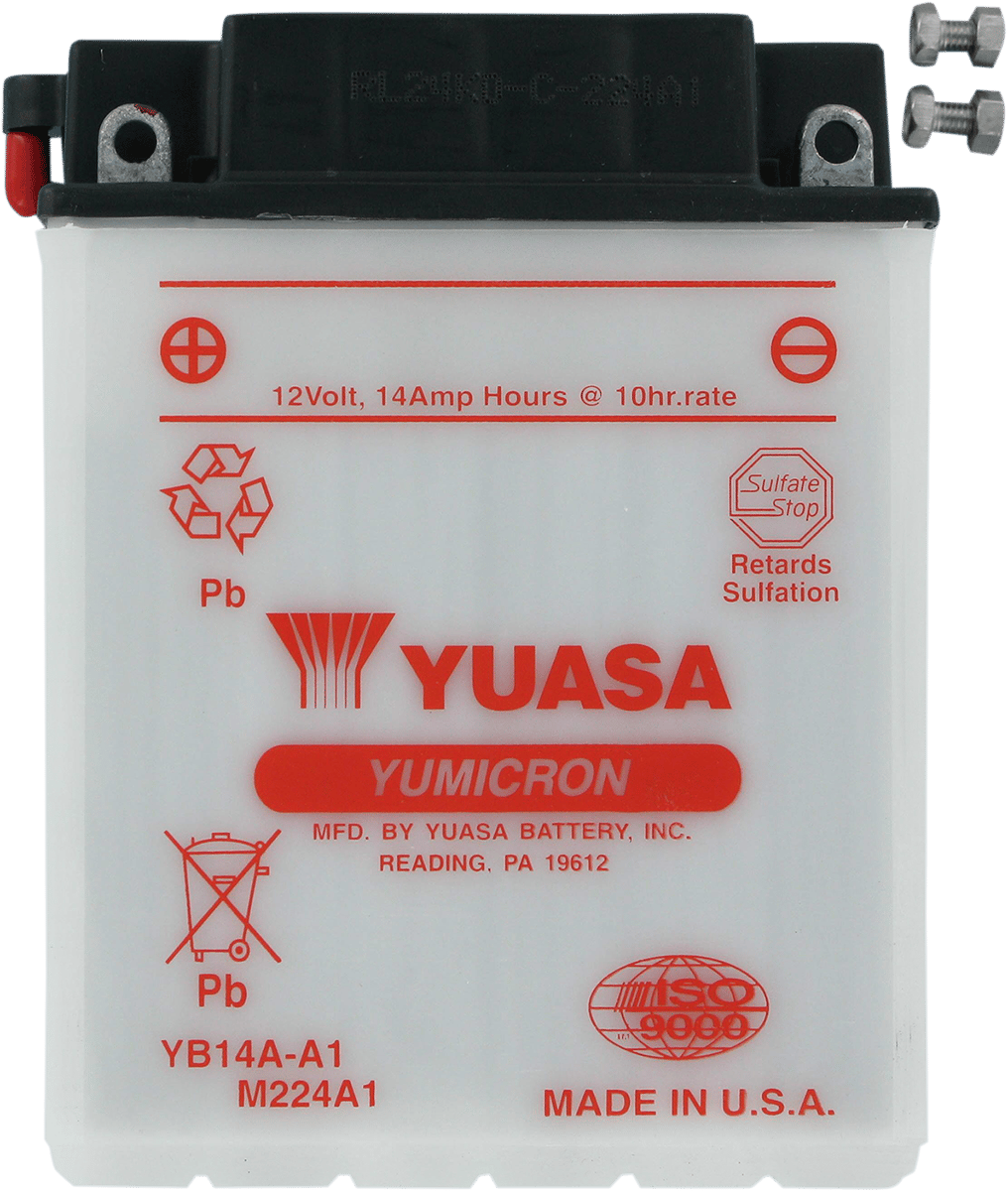 YUASA - YUAM224A1IND - Battery - Yb14a-A1