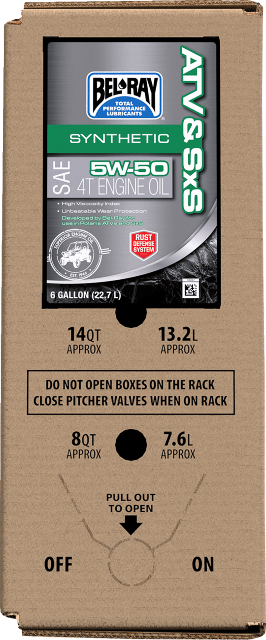 ATV & Sxs Synthetic 5W50 6GAL Bag in Box