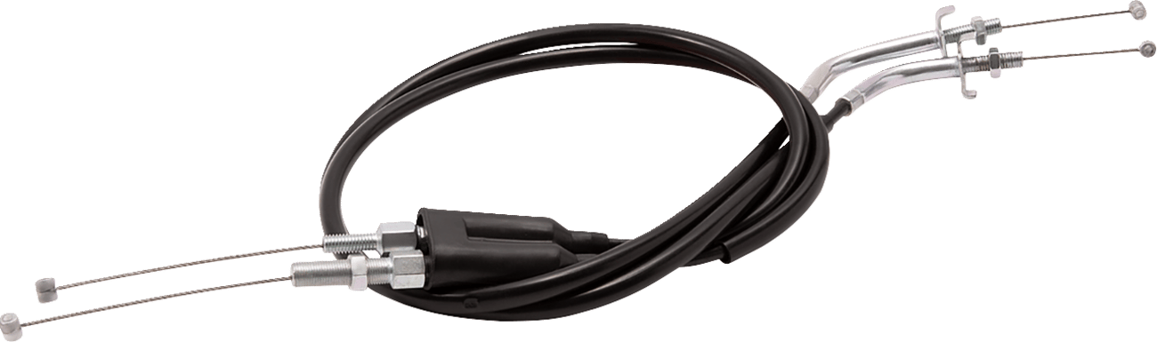 Black Vinyl Throttle Cable +4"