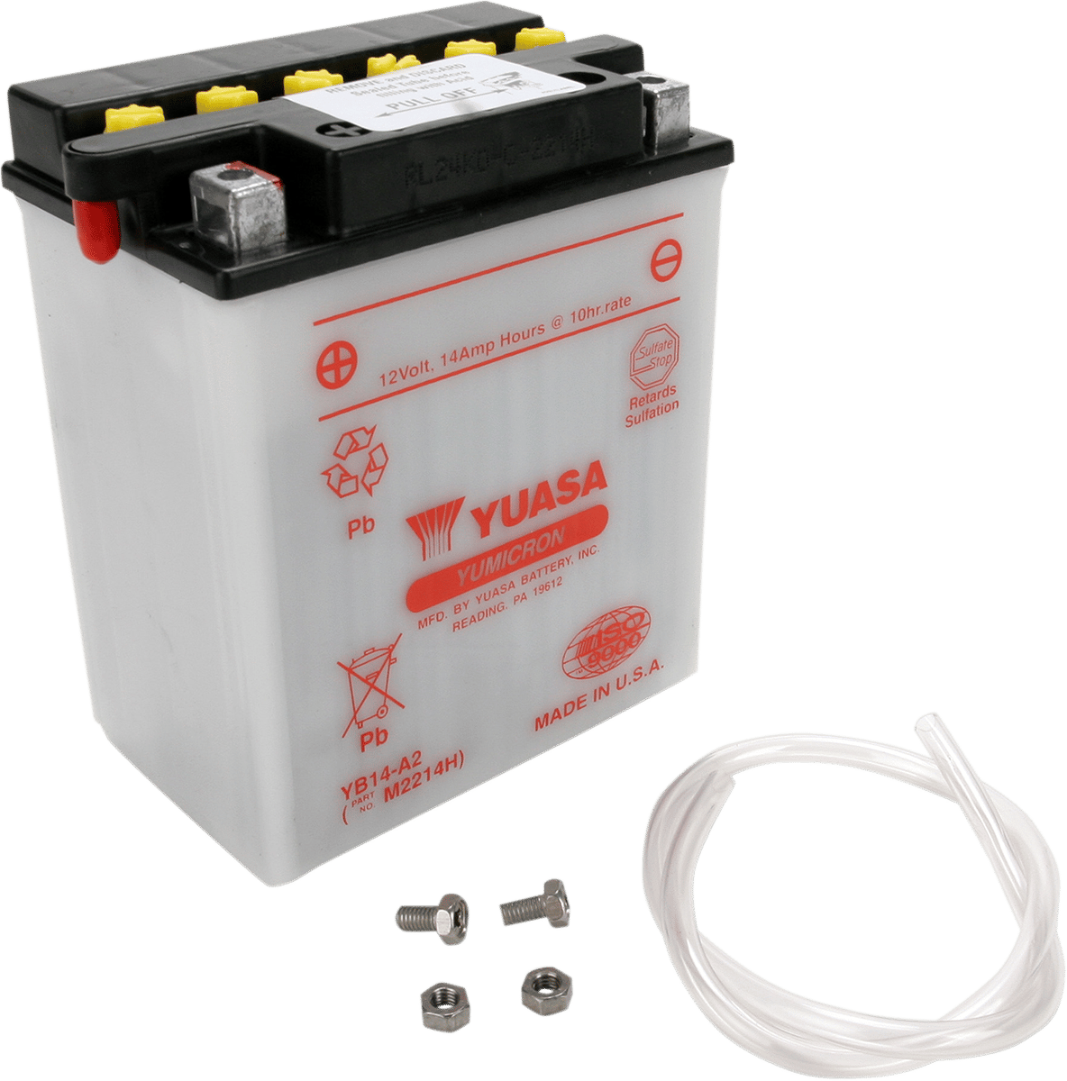 YUASA - YUAM2214HIND - Battery - Yb14-A2