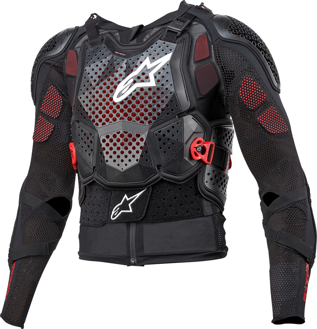 ALPINESTARS - 6506524123L - Bionic Tech V3 Jacket - Black/White/Red - Large