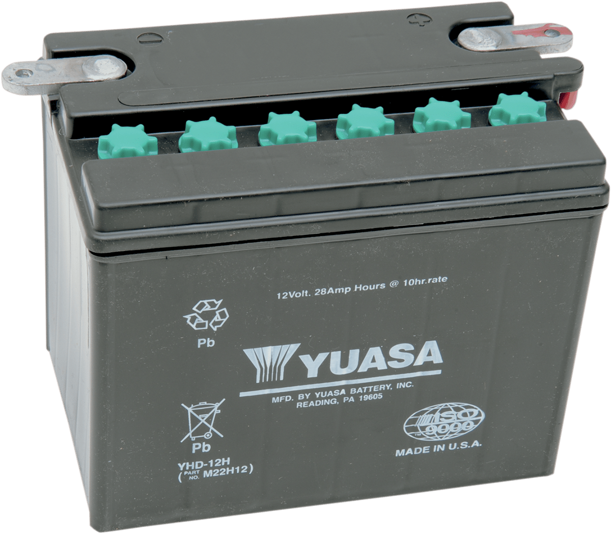 YUASA - YUAM22H12TWN - Conventional Battery — 12 V