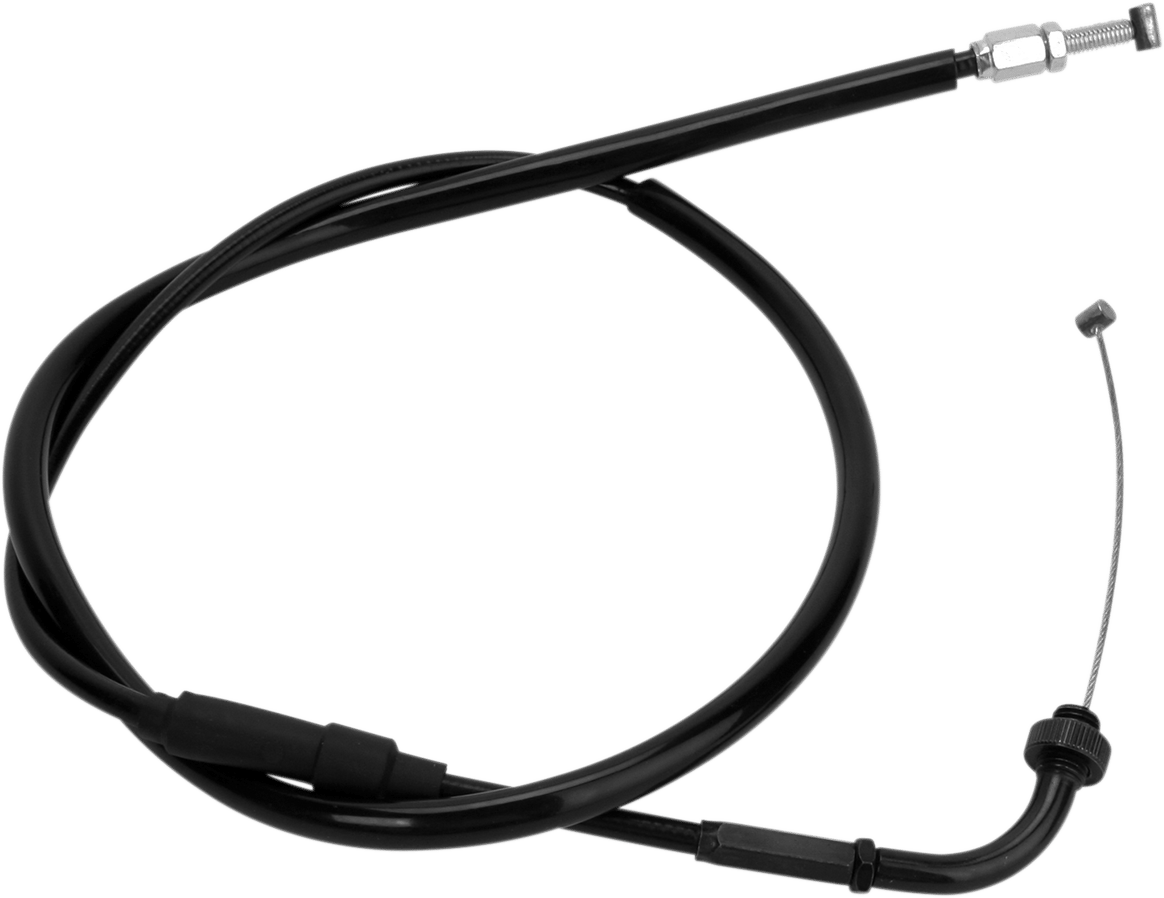 Black Vinyl Throttle Pull Cable