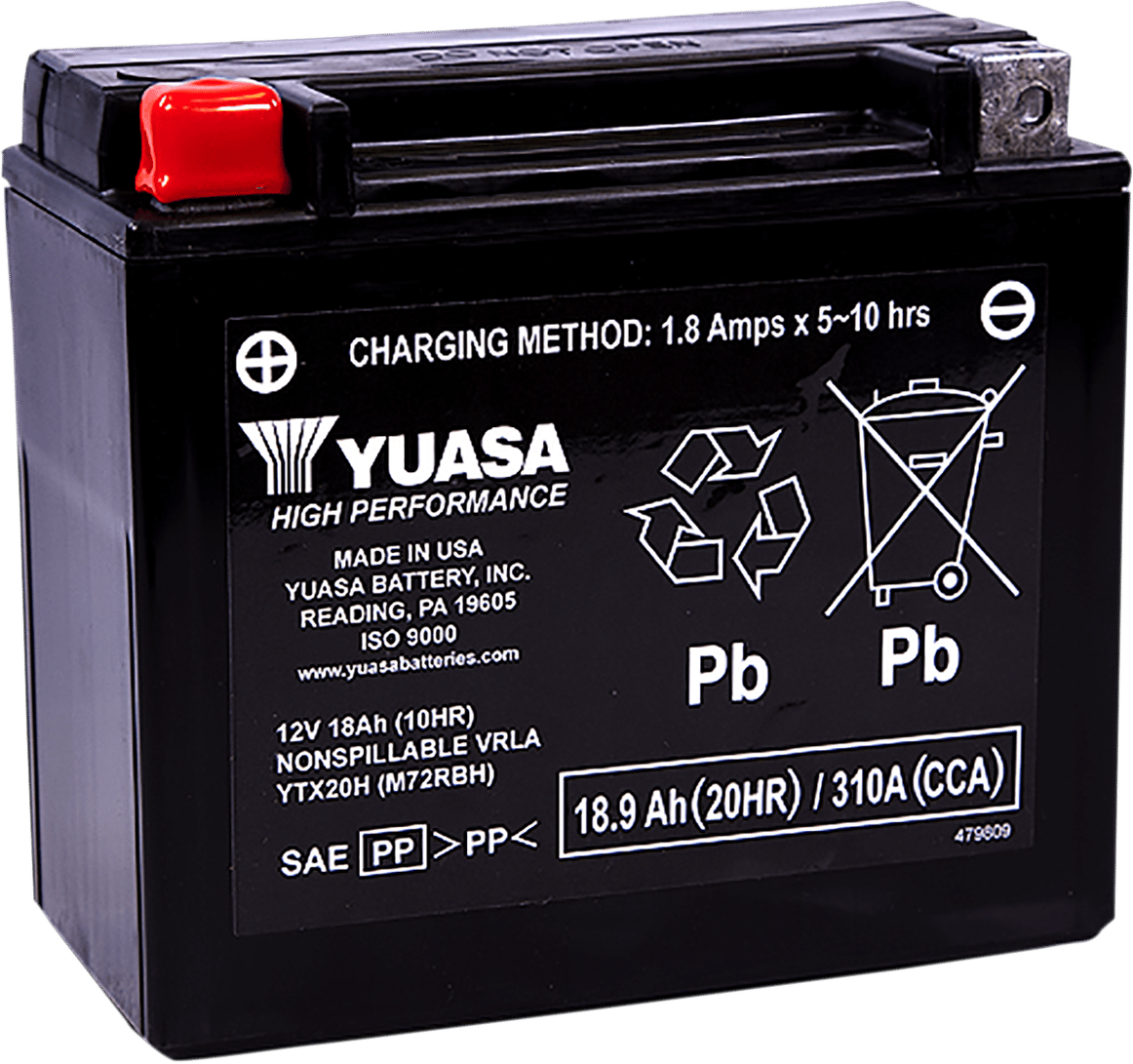 YUASA - YUAM72RBH - Agm Maintenance-Free Battery