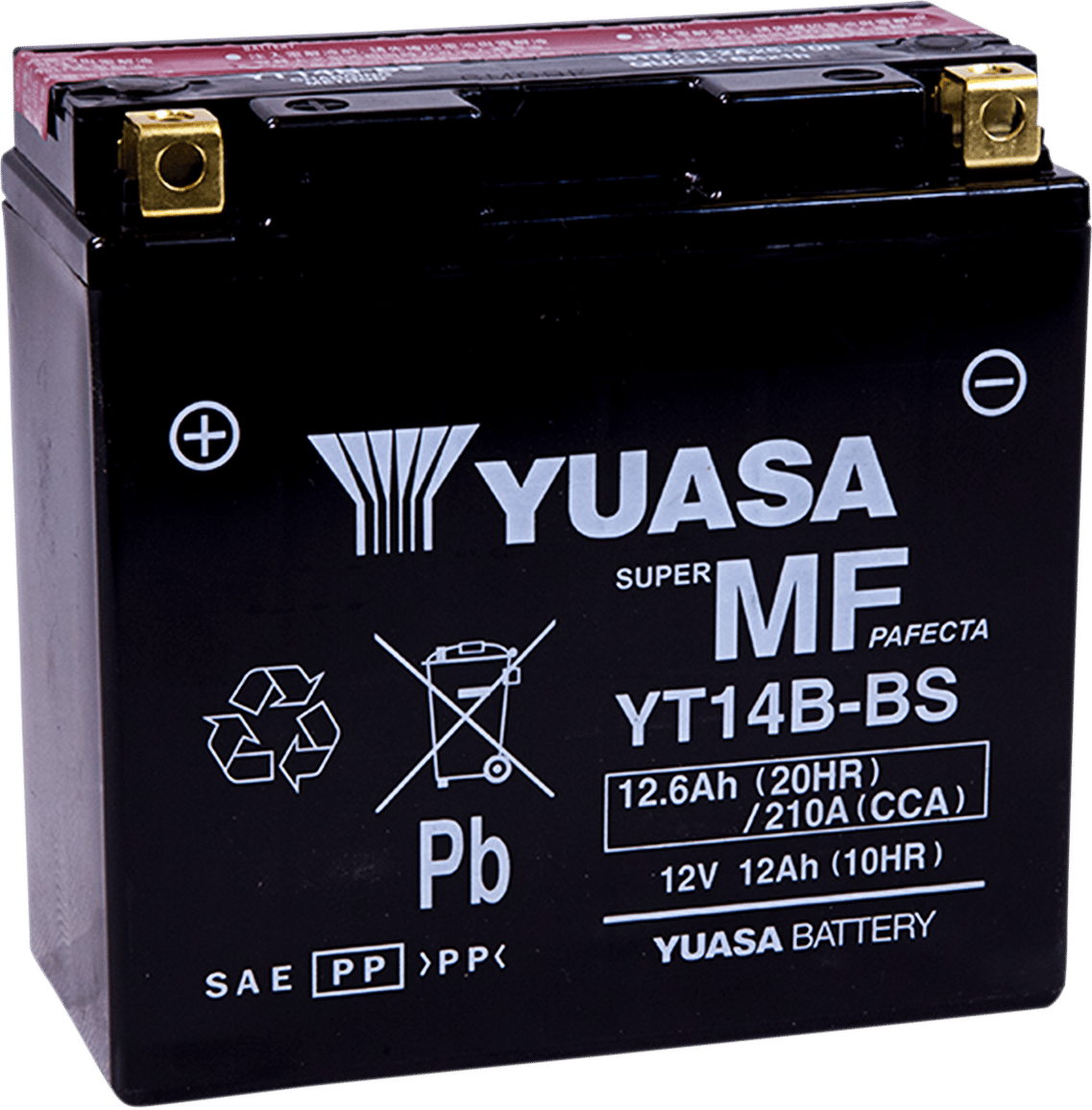 YUASA - YUAM624B4 - Agm Battery - Yt14b-Bs - .60 L